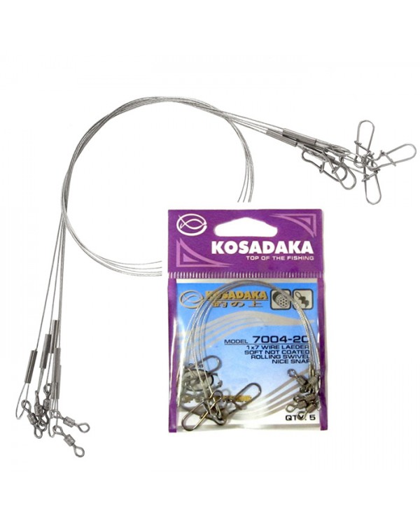 Поводок Kosadaka Classic 7004 1x7 (упаковка)