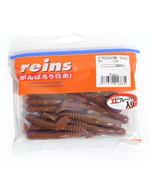 Силиконовая приманка "Reins" Rockvibe Shad 3